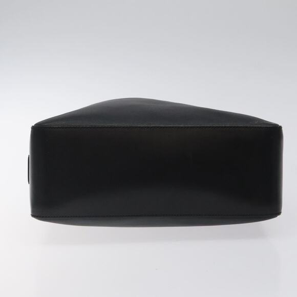 GUCCI Shoulder Bag Leather Black Silver 001 001 - Picture 9 of 16